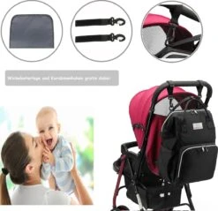 Massi Miliano Luiertas Unisex Zwart (M-22003-6) -Babyproducten 1200x1163 3