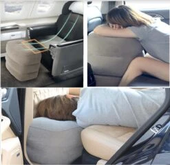 Vliegtuigbedje - Reiskussen - Voetensteun - Multifunctioneel Opblaasbaar Kussen Voor In Het Vliegtuig - Auto - Trein -Babyproducten 1200x1170 8