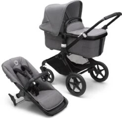 Bugaboo Fox3 Kinderwagen - Black/Grey Melange 16 Bugaboo Fox3 Kinderwagen - Black/Grey Melange -Babyproducten 1200x1173 1