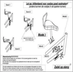 Velo Fietszadel Op Stang - Model 1 - Kinderzitje - Damesfiets -Babyproducten 1200x1174 5