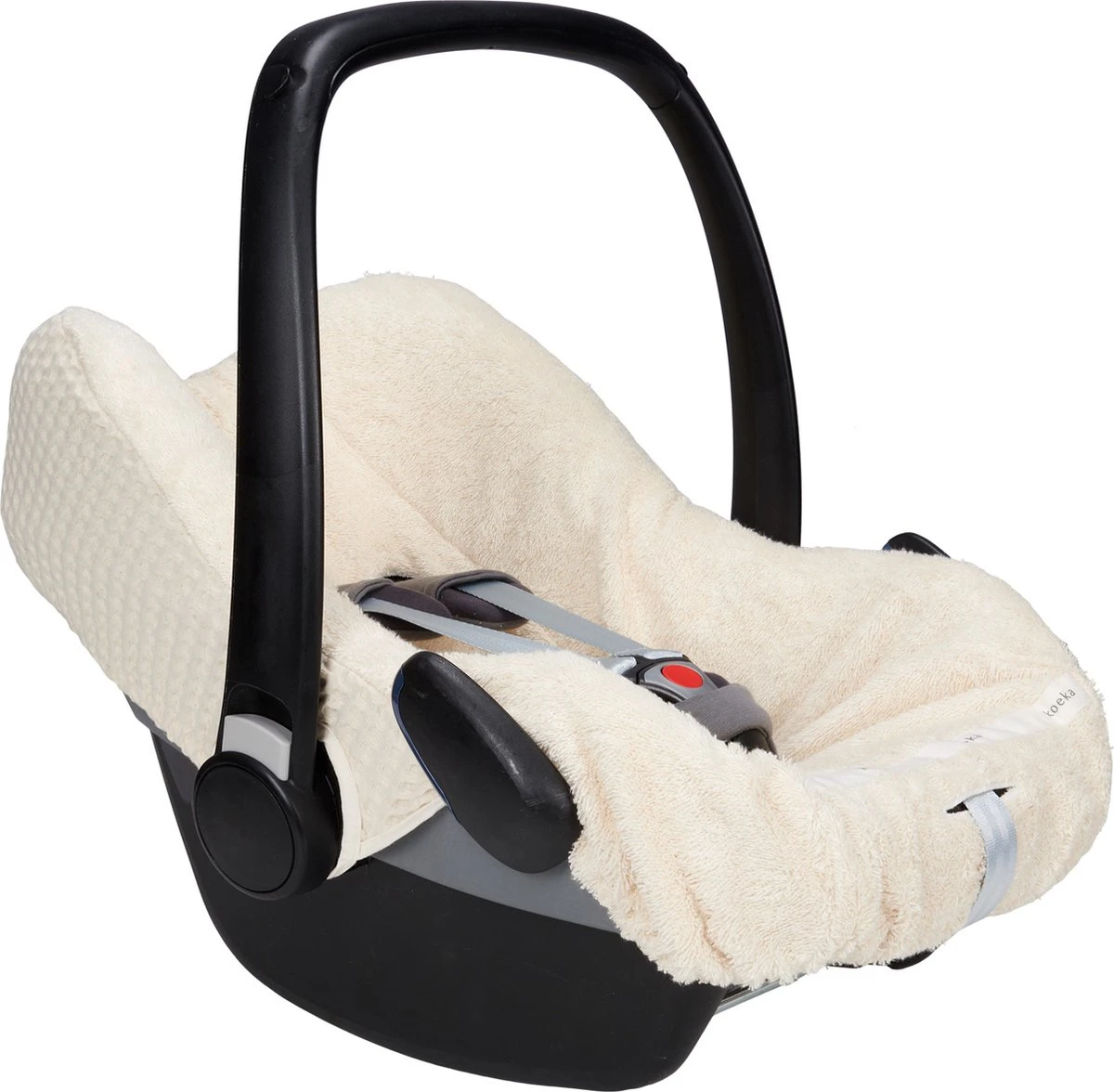 Koeka Hoes Voor Baby Autostoel 0+ Antwerp - Naturel 3 Koeka Hoes Voor Baby Autostoel 0+ Antwerp - Naturel