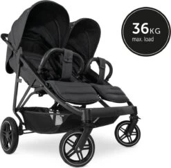 Hauck Uptown Duo Melange Broertje/zusje Kinderwagen Black -Babyproducten 1200x1180 6