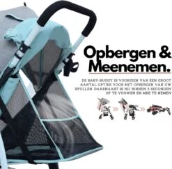 Child Supplies Buggy - Inklapbare Buggy - Baby Stroller - 3 In 1 - Kinderwagen - Roze -Babyproducten 1200x1181 3