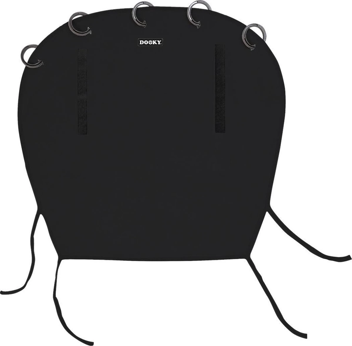 Dooky Universal Cover Zonnescherm Kinderwagen - Uni Zwart 3 Dooky Universal Cover Zonnescherm Kinderwagen - Uni Zwart