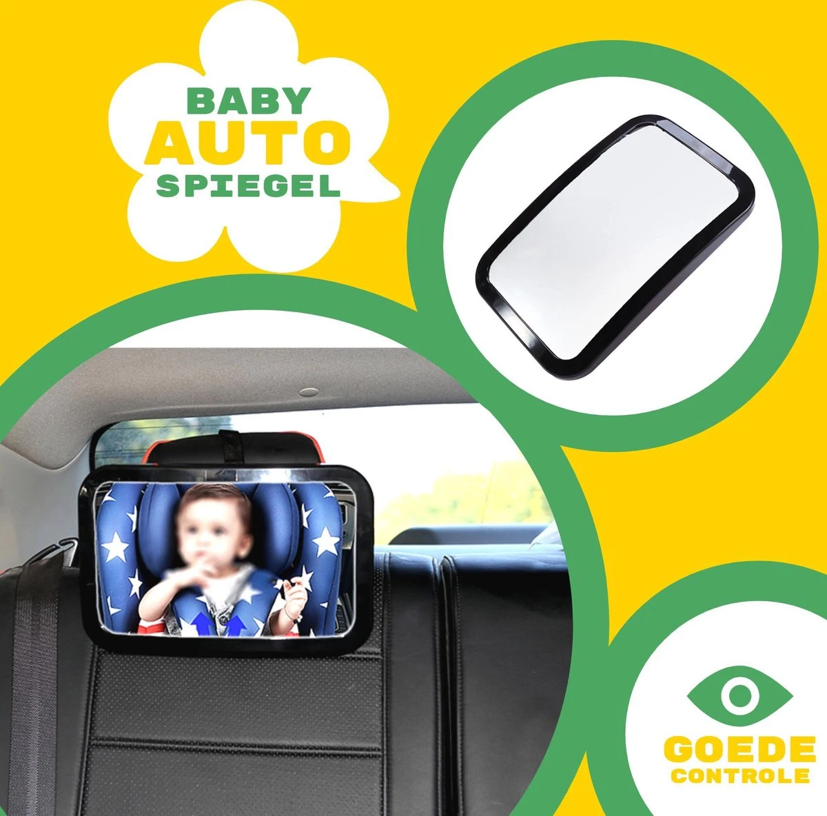 Baby Autospiegel - Universeel - Verstelbare Spiegel - Maxi Cosi Spiegel - Kind Auto Accessoires - Achterbank - Veiligheidsspiegel - Hoofdsteun - Autostoel 4 Baby Autospiegel - Universeel - Verstelbare Spiegel - Maxi Cosi Spiegel - Kind Auto Accessoires - Achterbank - Veiligheidsspiegel - Hoofdsteun - Autostoel - Afbeelding 2