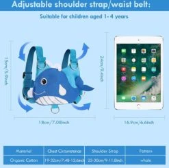 Veiligheidstuigje, Rugzakje. Veiligheidslijn Voor Kinderen, Polsband En Riem. Voorkomt Verdwalen Of Weglopen Van Uw Kind. 15 Veiligheidstuigje, Rugzakje. Veiligheidslijn Voor Kinderen, Polsband En Riem. Voorkomt Verdwalen Of Weglopen Van Uw Kind. -Babyproducten 1200x1188 13