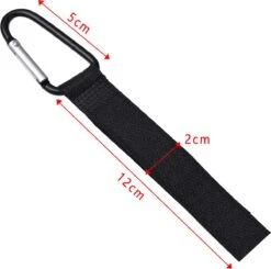 Merkloos Kinderwagen Haak - Tassenhaak - Boodschappenhaak - 2 Stuks - Zwart - Universele Haak - Buggyhaak - Kinderwagenhaak - Luiertashaak - Luiertas Haak -Babyproducten 1200x1189