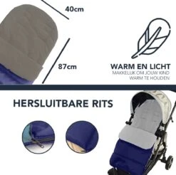 Achaté Voetenzak - Voor Kinderwagen Of Stoeltje – Baby Slaapzak - Autostoel - Donkerblauw 23 Achaté Voetenzak - Voor Kinderwagen Of Stoeltje – Baby Slaapzak - Autostoel - Donkerblauw -Babyproducten 1200x1197 16