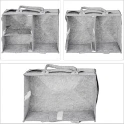 Relaxdays Luiertas Baby - Verzorgingstas Vilt - Organizer Luiers - Uitneembare Schotjes - Lichtgrijs 19 Relaxdays Luiertas Baby - Verzorgingstas Vilt - Organizer Luiers - Uitneembare Schotjes - Lichtgrijs -Babyproducten 1200x1198 23