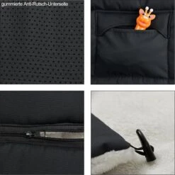 Monzana Voetenzak - Voor Kinderwagen Of Stoeltje - 93x56cm Grijs 16 Monzana Voetenzak - Voor Kinderwagen Of Stoeltje - 93x56cm Grijs -Babyproducten 1200x1198 25