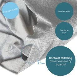 Makimaja Baby Sling - Licht Grijs - Hoge Kwaliteit 100% Natuurlijk Katoen Baby Sling - Baby Sling Pasgeborenen En Baby's Tot 15 Kg - Plus Inclusief: Baby Slabbetje -Babyproducten 1200x1200 1023