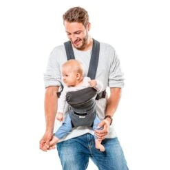 Hauck 2 Way Carrier Draagzak - Buikdrager - Melange Charcoal -Babyproducten 1200x1200 1034