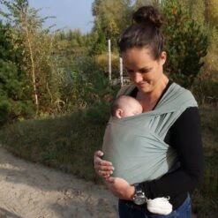 Smallvips Draagdoek Taupe - Rekbare Draagdoek Van Bamboo - Heerlijk Zacht En Koel - Ergonomisch Dragen -Babyproducten 1200x1200 1071