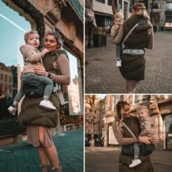 Deryan Pack Light Luxe Heupdrager - Ergonomische Draagzak + Opbergvakjes Grijs -Babyproducten 1200x1200 1072