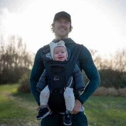 Deryan Pack Luxe Ergonomische Draagzak - Babydrager + Opbergvakjes - Zwart -Babyproducten 1200x1200 1120