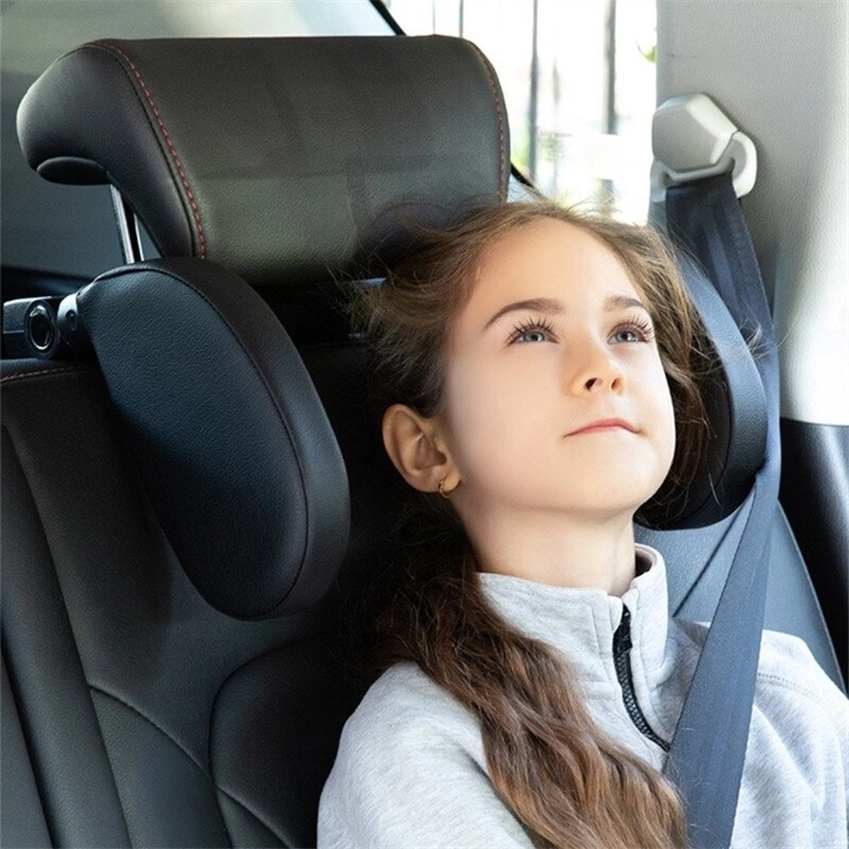 Hoofdsteun Auto - Hoofdsteun Auto Kinderen - Nekkussen Auto - Neksteun Auto - Autokussen - Volwassenen En Kinderen - Verstelbaar - Zwart 3 Hoofdsteun Auto - Hoofdsteun Auto Kinderen - Nekkussen Auto - Neksteun Auto - Autokussen - Volwassenen En Kinderen - Verstelbaar - Zwart