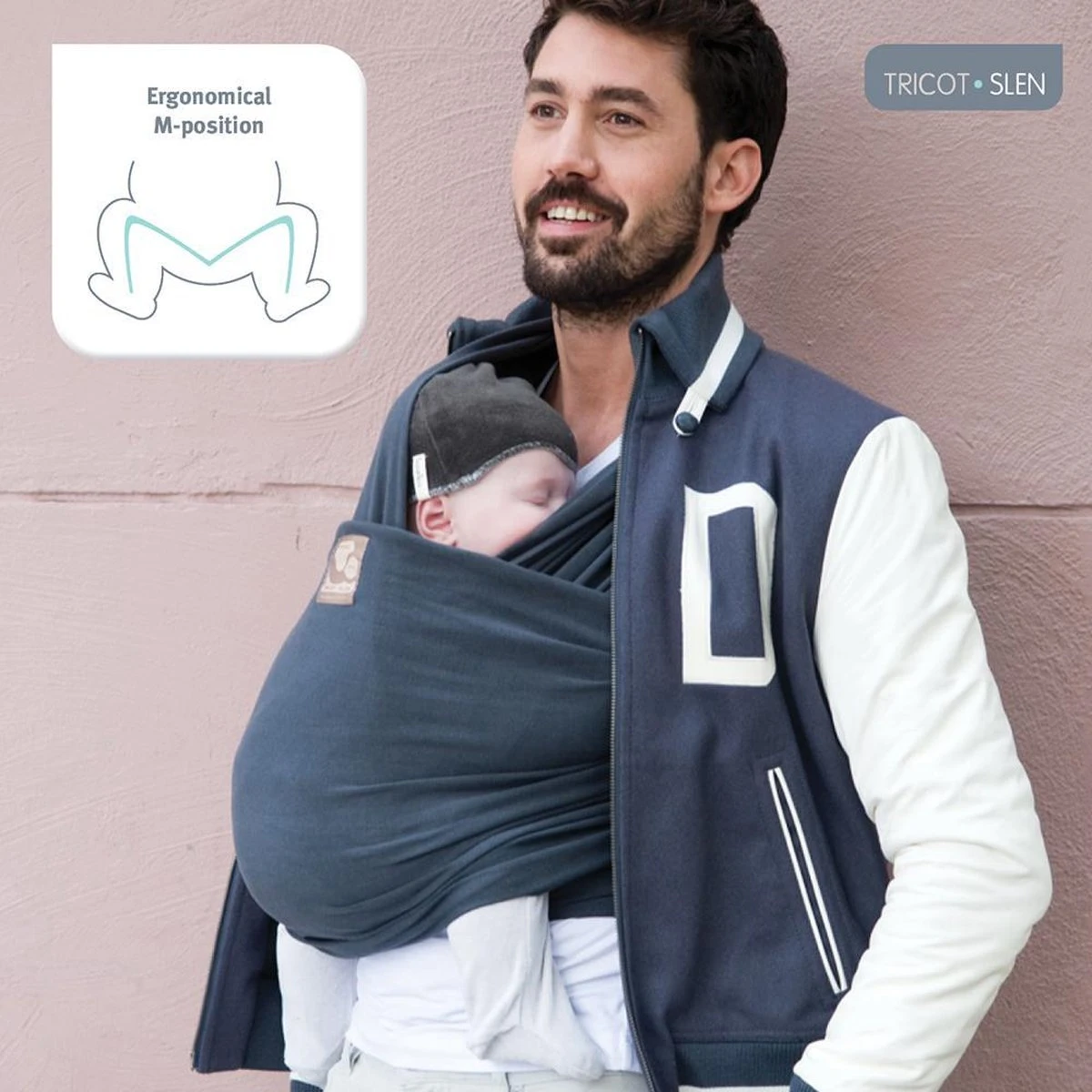 Babylonia Draagdoek - Tricot-Slen - Jeansblauw 12 Babylonia Draagdoek - Tricot-Slen - Jeansblauw - Afbeelding 10