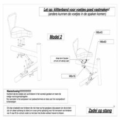 Velo Zadel Op Stang Model 2 - Voor Herenfiets - Met 2 Dunne Stangen -Babyproducten 1200x1200 1231