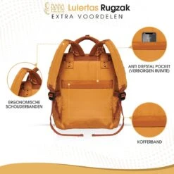 NanaBeebi Luiertas Rugzak Met Verschoonmatje - Cognac - Inclusief Flessenwarmhouder - Kinderwagenhaken En Isoleervak 21 NanaBeebi Luiertas Rugzak Met Verschoonmatje - Cognac - Inclusief Flessenwarmhouder - Kinderwagenhaken En Isoleervak -Babyproducten 1200x1200 1448