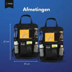 Tenify Premium Luxe & Stevige Auto Organizer Met Tablet Houder - Set Van 2 - Extra Opbergruimte - Beschermer - Autostoel - Accessories -Babyproducten 1200x1200 153