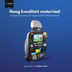 Tenify Premium Luxe & Stevige Auto Organizer Met Tablet Houder - 1 Stuk - Extra Opbergruimte - Beschermer - Autostoel – Accessories -Babyproducten 1200x1200 160