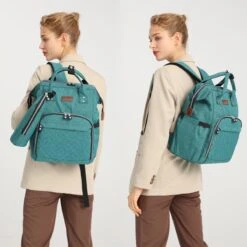 Miss Lulu Luiertas Rugzak - Inclusief Buggy En Kinderwagen Haken - Groen (E6705 GN) -Babyproducten 1200x1200 1648