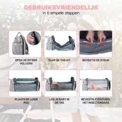 Vulpes BabyCare® Luiertas Rugzak - Luiertassen Met Babybed - Grote Luiertas Met Wieg- Luiertas Verzorgingstas Met Babybedje - Verzorgingsrugzak - Grijs 25 Vulpes BabyCare® Luiertas Rugzak - Luiertassen Met Babybed - Grote Luiertas Met Wieg- Luiertas Verzorgingstas Met Babybedje - Verzorgingsrugzak - Grijs -Babyproducten 1200x1200 1676