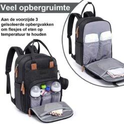 Luiertas Rugzak - Incl. Buggy / Kinderwagen Haken En Verschoningsmat - Complete Set - Zwart Van Zedar 13 Luiertas Rugzak - Incl. Buggy / Kinderwagen Haken En Verschoningsmat - Complete Set - Zwart Van Zedar -Babyproducten 1200x1200 1707