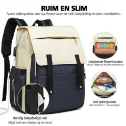Miss Lulu Luier- En Verzorgingstas - Luiertas Met USB Oplaadstation - Baby Rug Tas Met Isoleervak - Reis Rugzak - Grote Capaciteit - Unisex/Jongens/Meisjes - Blauw (E1970 NY) 11 Miss Lulu Luier- En Verzorgingstas - Luiertas Met USB Oplaadstation - Baby Rug Tas Met Isoleervak - Reis Rugzak - Grote Capaciteit - Unisex/Jongens/Meisjes - Blauw (E1970 NY) -Babyproducten 1200x1200 1711