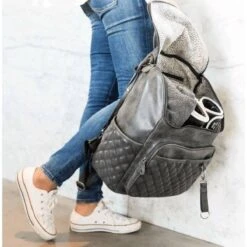 Little Company Lisbon Quilted Luiertas - Zwart -Babyproducten 1200x1200 1717