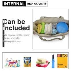 Miss Lulu Luiertas - 5-delige Verzorgingstas Set - Grijs (9026 GY) -Babyproducten 1200x1200 1830