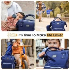 NanaBeebi Luiertas - Rugzak - Met Isoleervak - Blauw- Inclusief Flessenwarmhouder En Kinderwagenhaken 15 NanaBeebi Luiertas - Rugzak - Met Isoleervak - Blauw- Inclusief Flessenwarmhouder En Kinderwagenhaken -Babyproducten 1200x1200 1836