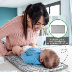 Brisby Slijtvaste Luiertas – Verzorgingstas – Met Buggymontage - Lichtgrijs -Babyproducten 1200x1200 1852