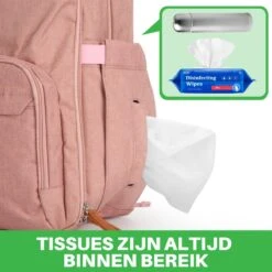 Brisby Slijtvaste Luiertas – Verzorgingstas – Met Buggymontage - Roze 18 Brisby Slijtvaste Luiertas – Verzorgingstas – Met Buggymontage - Roze -Babyproducten 1200x1200 1862
