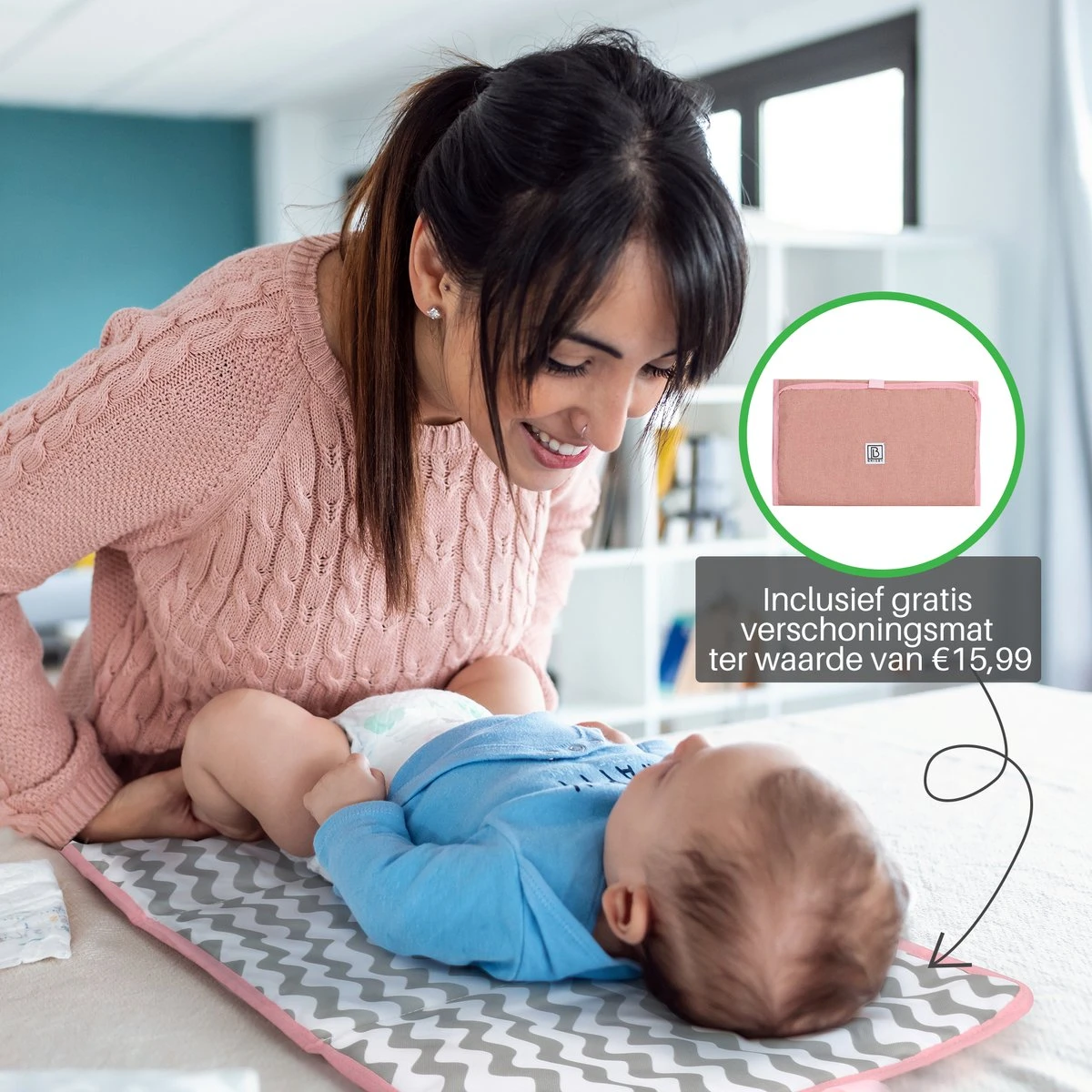 Brisby Slijtvaste Luiertas – Verzorgingstas – Met Buggymontage - Roze 12 Brisby Slijtvaste Luiertas – Verzorgingstas – Met Buggymontage - Roze - Afbeelding 10