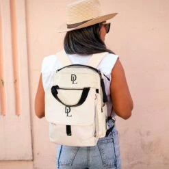 Deryan Luiertas Rugzak Met Verschoonmatje - Inclusief Flessenwarmhouder - Kinderwagenhaken En Isoleervak - Cream -Babyproducten 1200x1200 1875