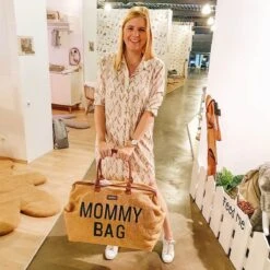 Childhome Mommy Bag Groot - Teddy - Beige 26 Childhome Mommy Bag Groot - Teddy - Beige -Babyproducten 1200x1200 1904