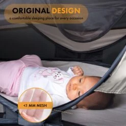 Deryan Shane Luxe 2023 Campingbedje - Baby Tent - Anti-UV 50+ - Peuterbed - Silver -Babyproducten 1200x1200 1942
