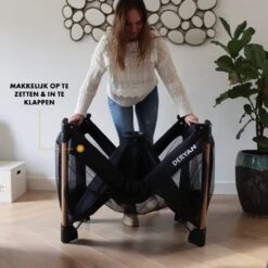 Deryan Luxe Campingbed Compleet - 120x60cm - Bodemverhoger - Verschoonblad - Opbergmand - Zwart 18 Deryan Luxe Campingbed Compleet - 120x60cm - Bodemverhoger - Verschoonblad - Opbergmand - Zwart -Babyproducten 1200x1200 1949