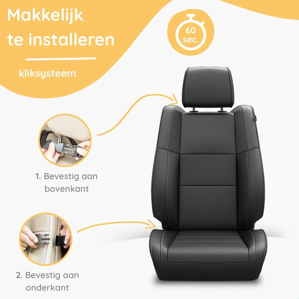 Merkloos Autostoel Organizer Met Tablet Houder - Universele Autostoel Beschermer - Autostoel Hoes Voor Kinderen 10 Merkloos Autostoel Organizer Met Tablet Houder - Universele Autostoel Beschermer - Autostoel Hoes Voor Kinderen - Afbeelding 8