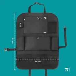 TIKKENS® Auto Organizer Met USB Oplaadpunten Stoel - Tablet Houder - Zwart - - Universeel - Autostoel Beschermer Voor Baby En Kinderen -Babyproducten 1200x1200 208