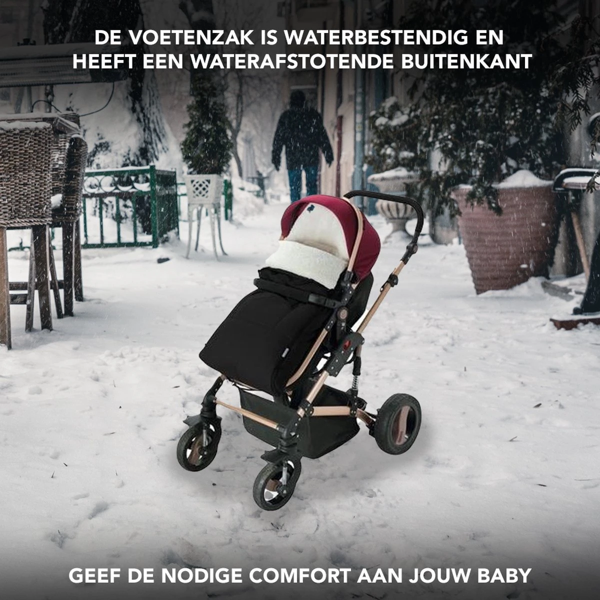 Achaté Voetenzak - Voor Kinderwagen Of Stoeltje – Baby Slaapzak - Autostoel - Wit 10 Achaté Voetenzak - Voor Kinderwagen Of Stoeltje – Baby Slaapzak - Autostoel - Wit - Afbeelding 8