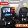 Bablue Autostoel Organizer - Zwart - 1 Stuks - Stevig PU Leer - Met Uitklapbare Tafel - Auto Organizer - Auto Accessories Interieur - Autostoel Organizer Tablet Houder - Autostoel Beschermer -Babyproducten 1200x1200 212