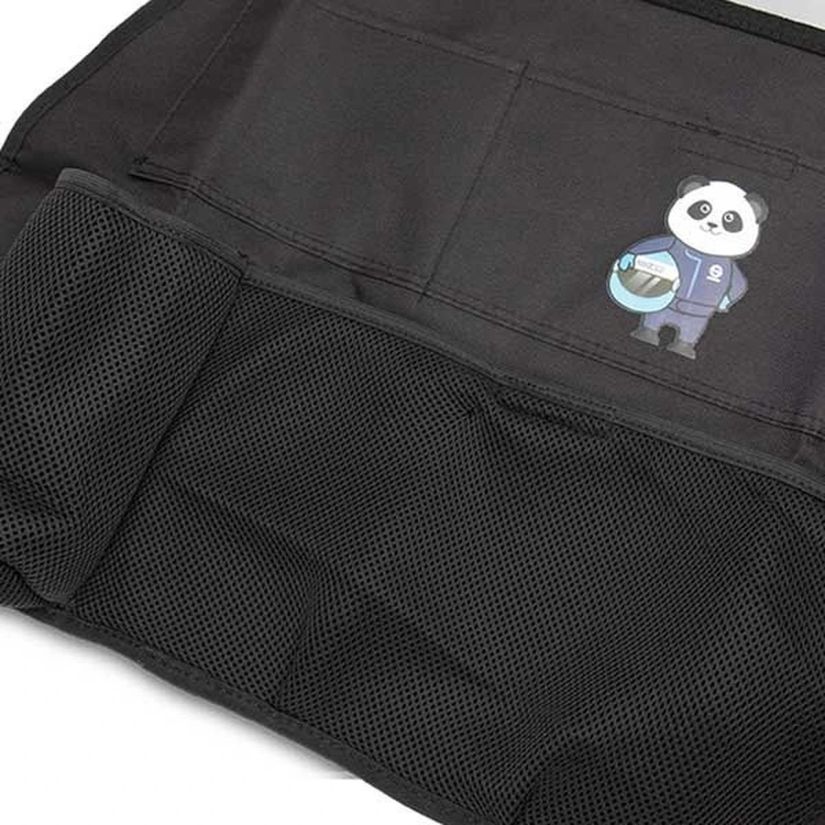 Sparco Autostoel Organizer Met Tablet Vak Of TV Scherm - Zwart 5 Sparco Autostoel Organizer Met Tablet Vak Of TV Scherm - Zwart - Afbeelding 3