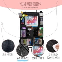 Home For Us Autostoel Organizer Met Tablet Houder - Set Van 2 - Beschermhoes Voor Kinderen - Beschermer Achterkant - Universeel -Babyproducten 1200x1200 26