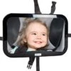 Merkloos Autospiegel Baby - Verstelbare Spiegel Hoofdsteun Autostoel Achterbank - Veiligheidsspiegel - Baby En Kids - 19 X 30cm - 360 Graden Draaibaar - Zwart -Babyproducten 1200x1200 292