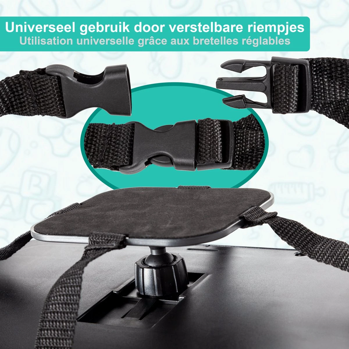 Merkloos Autospiegel Baby - Verstelbare Spiegel Hoofdsteun Autostoel Achterbank - Veiligheidsspiegel - Baby En Kids - 19 X 30cm - 360 Graden Draaibaar - Zwart 7 Merkloos Autospiegel Baby - Verstelbare Spiegel Hoofdsteun Autostoel Achterbank - Veiligheidsspiegel - Baby En Kids - 19 X 30cm - 360 Graden Draaibaar - Zwart - Afbeelding 5