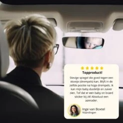 Autospiegel Baby Met Autosticker - Baby Spiegel Auto - Achteruitkijkspiegel - Baby Autospiegel - Verstelbaar -Babyproducten 1200x1200 329