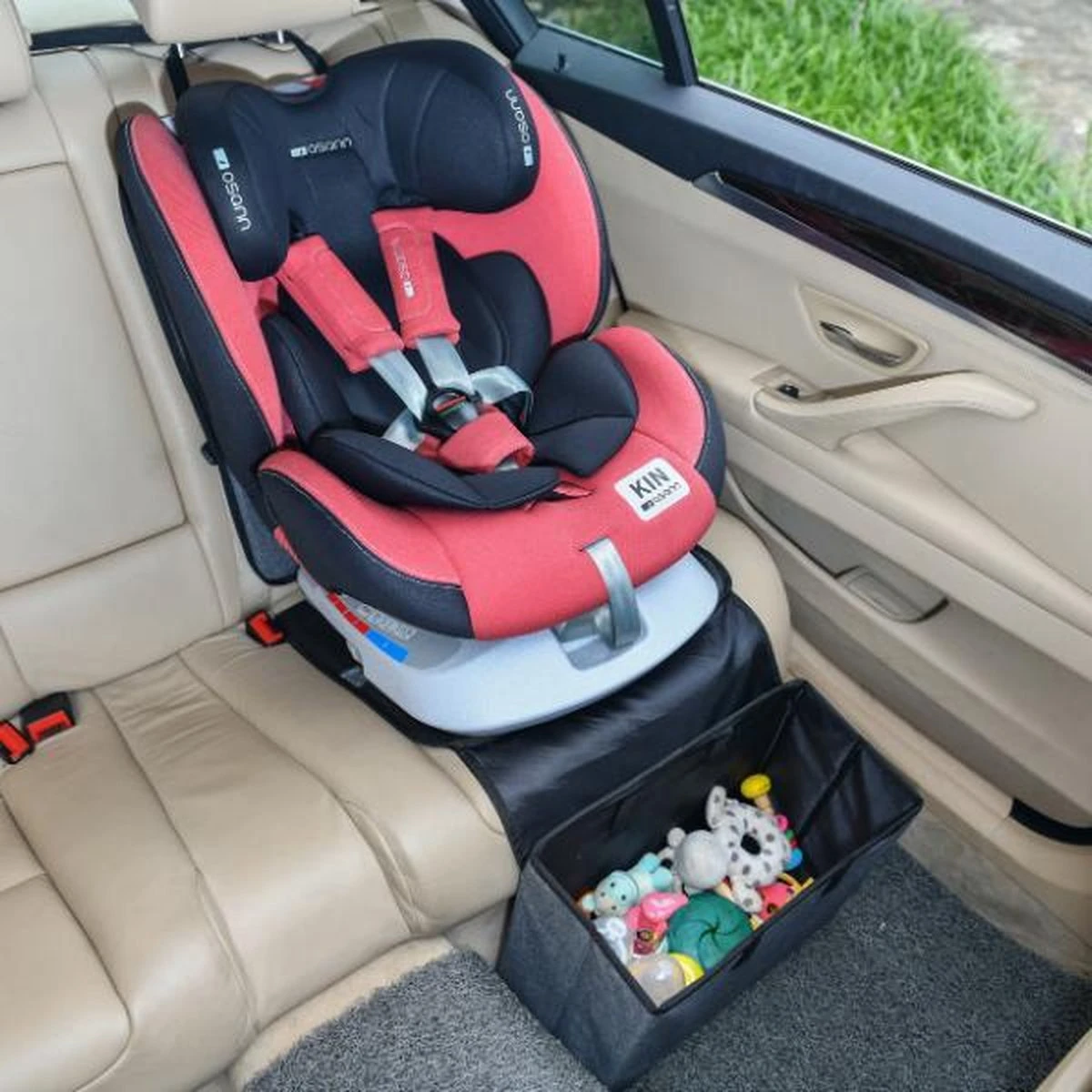 Autostoel Beschermer & Auto Organizer Met Voetensteun - Altabebe 6 Autostoel Beschermer & Auto Organizer Met Voetensteun - Altabebe - Afbeelding 4