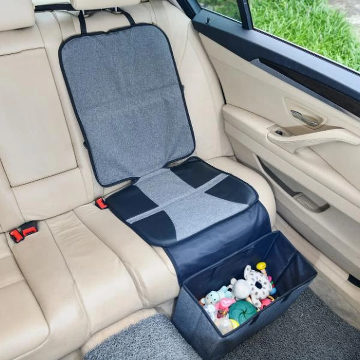 Autostoel Beschermer & Auto Organizer Met Voetensteun - Altabebe 10 Autostoel Beschermer & Auto Organizer Met Voetensteun - Altabebe - Afbeelding 8